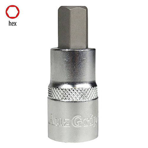 AuzGrip® 1/2" Square Drive 16mm x 55mm In-Hex Bit Socket