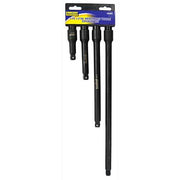 AuzGrip® 1/2" Square Drive Impact Wobble Extension Set, 4 Pieces1