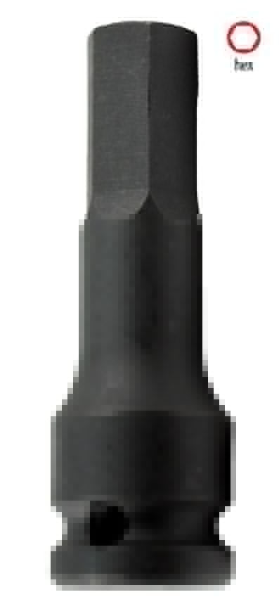 AuzGrip® 3/4'' Square Dr. Impact In-Hex Bit Socket SAE 1-1/8" x 100mm