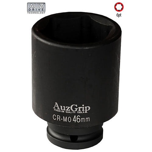 AuzGrip® 3/4'' Square Drive 6 Point Standard Deep Impact Socket 38mm