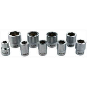 AuzGrip® 3/8" Sq. Dr. Bolt Extractor Socket Metric Set, 9 Pieces1