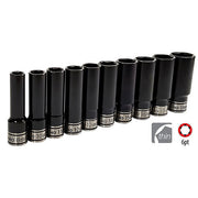 AuzGrip® 3/8'' Sq. Dr. Thin Wall Deep Impact /Hand Socket Set, 10 Pcs.1