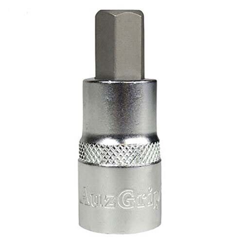 AuzGrip® 3/8" Square Drive 1/4" In-Hex Bit Socket 48mm Length