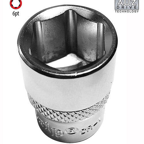 AuzGrip® 3/8" Square Drive 6 Point Socket 15mm