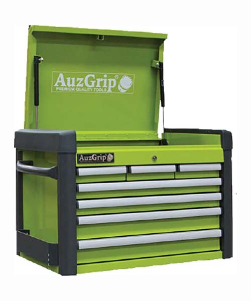 AuzGrip® 7 Drawer Chest Cabinet Green 724 x 470 x 512mm