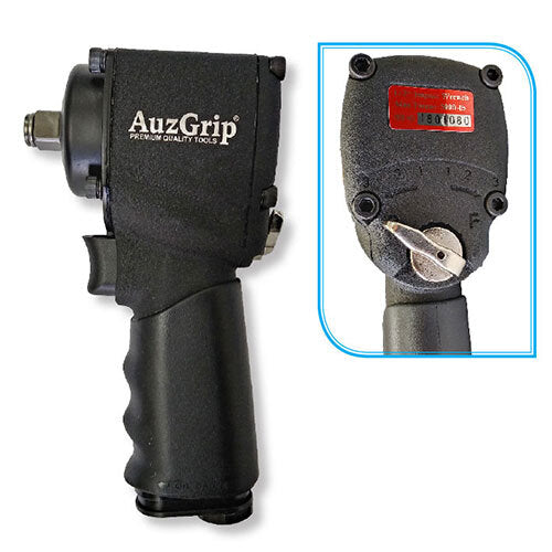 AuzGrip® A14021 1/2" Square Drive Compact Mini Impact Wrench 678 Nm1