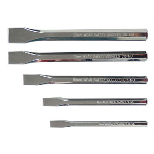 AuzGrip® Cold Chisel Set, 5 Pieces1