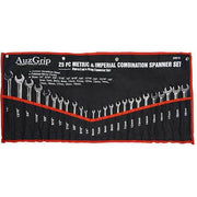 AuzGrip® Combination Spanner Metric/Imperia Set, 25 Pieces1