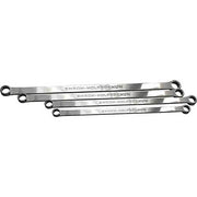 AuzGrip Extra Long Flat Type Ring Spanner Imperial Set, 4 Pieces - AIMS Industrial Supplies