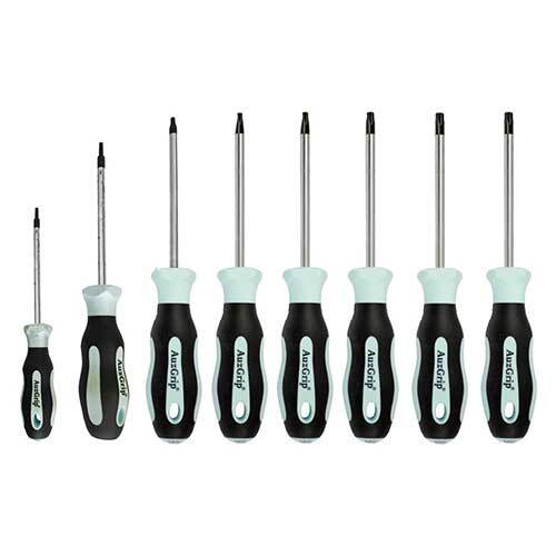 AuzGrip® Torx Screwdriver Set, 8 Pieces1