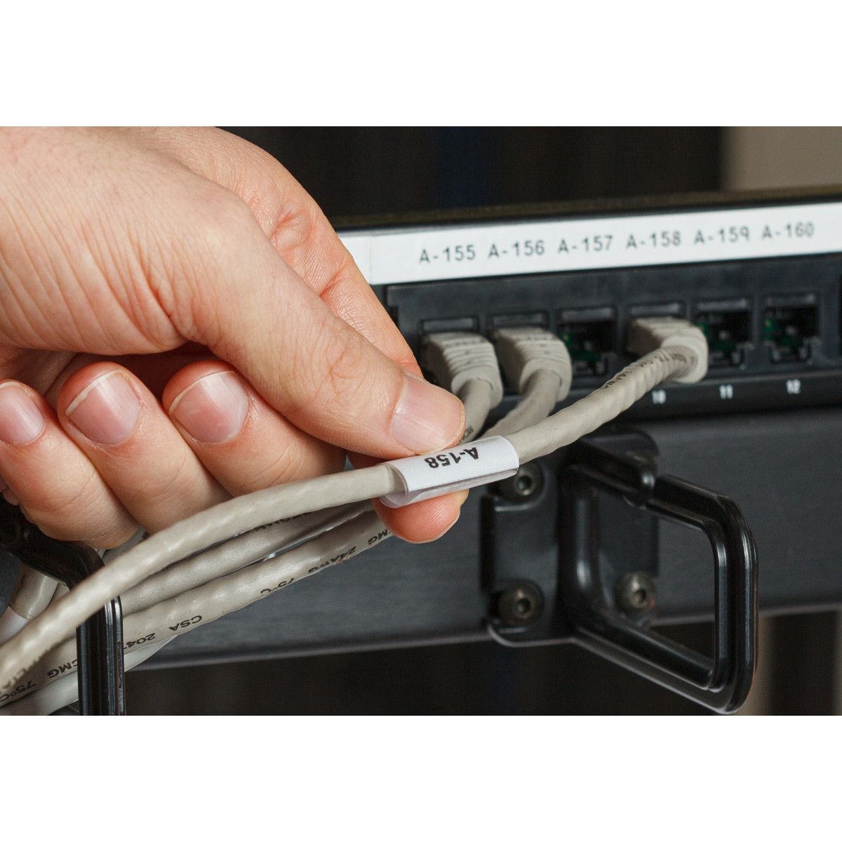 Brady Self-Laminating Vinyl Wrap Around Label 2