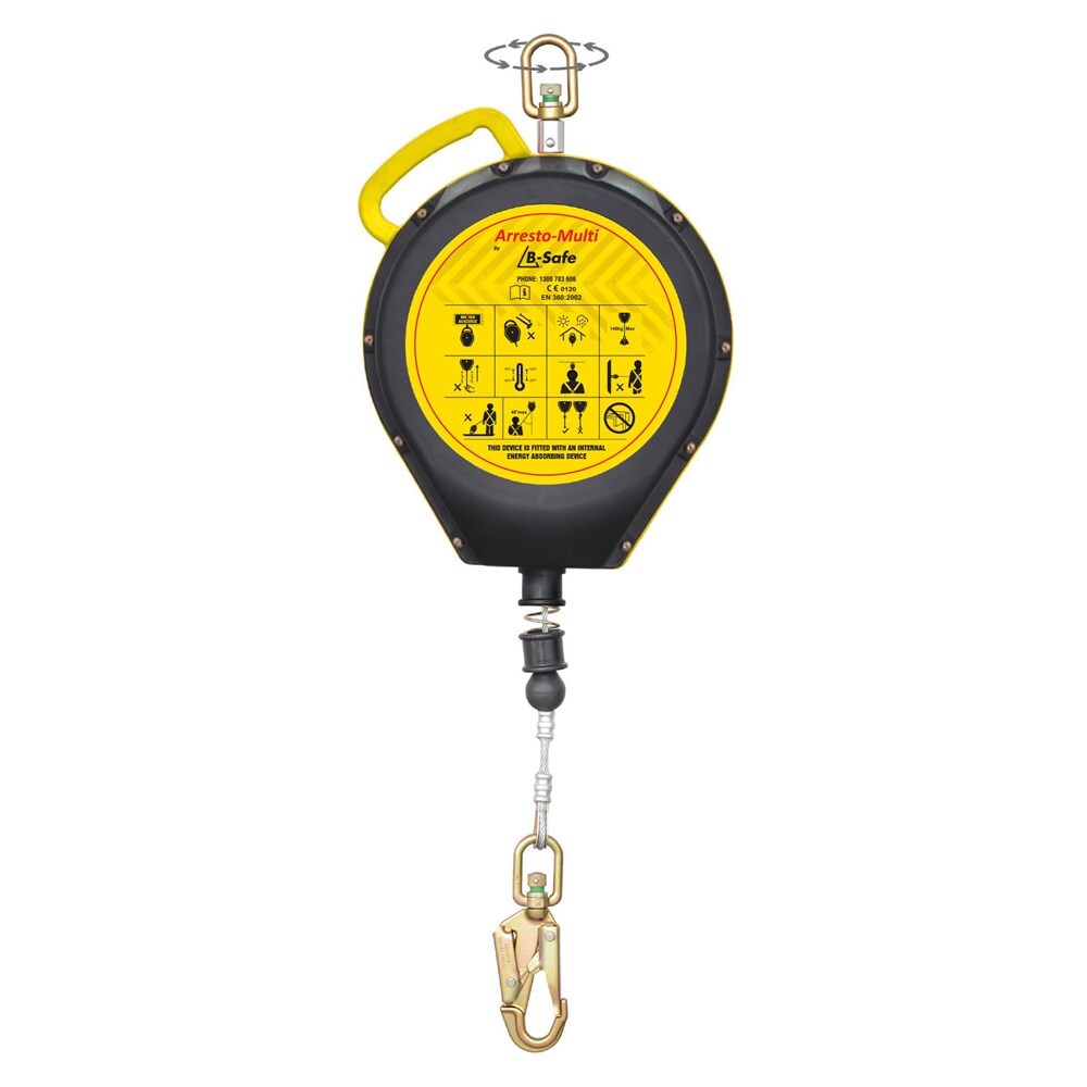 B-Safe Arresto Inertia Reel (SRL), 140kg x 30m Cable