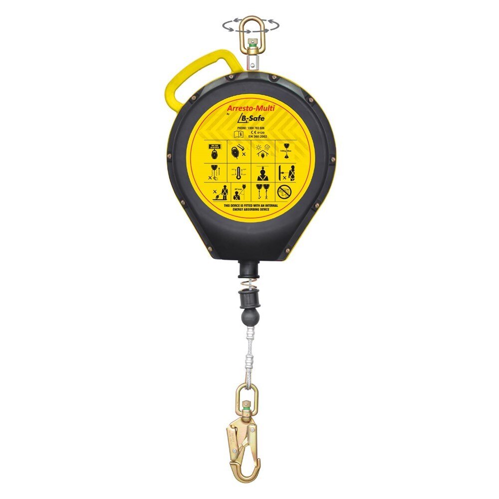 B - Safe Arresto Inertia Reel (SRL) Cable - AIMS Industrial Supplies