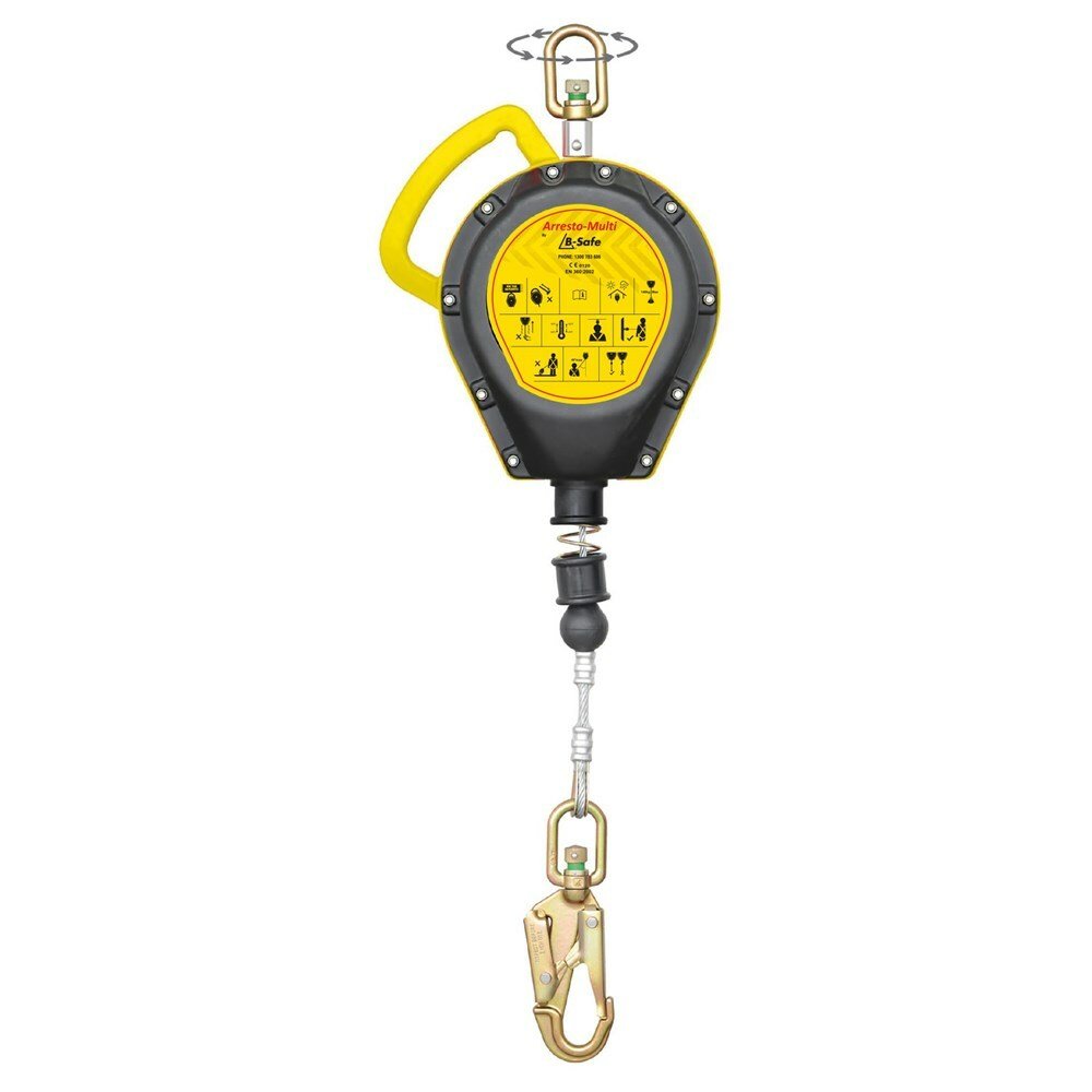 B - Safe Arresto Inertia Reel (SRL) Cable - AIMS Industrial Supplies