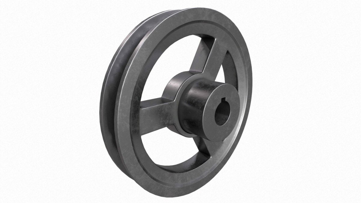 B Section Pilot Bore V Pulley Aluminium (1 to 2 Grooves) - AIMS Industrial Supplies