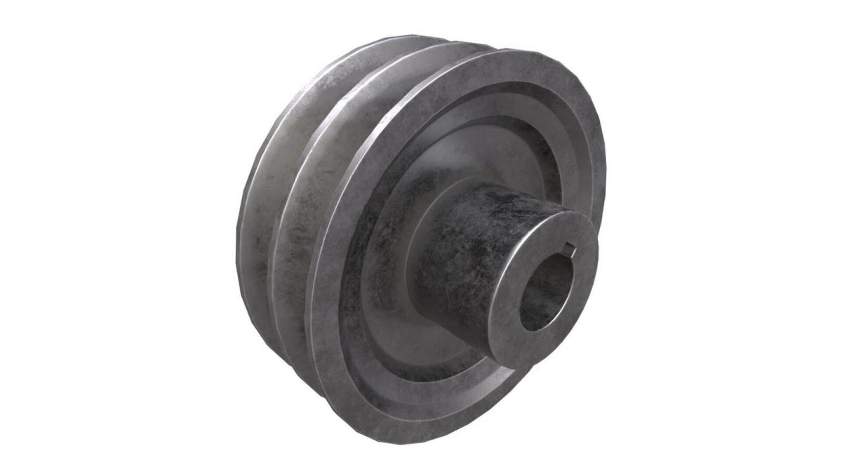 B Section Pilot Bore V Pulley Aluminium (1 to 2 Grooves) - AIMS Industrial Supplies