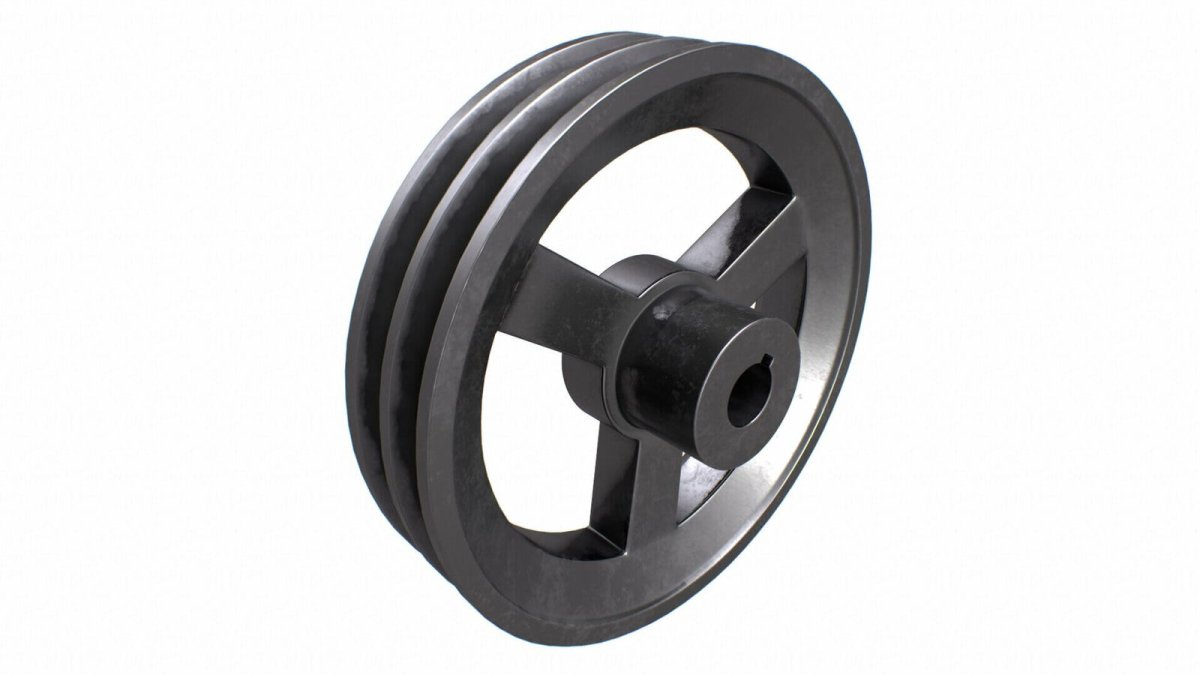 B Section Pilot Bore V Pulley Aluminium (1 to 2 Grooves) - AIMS Industrial Supplies