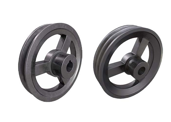 B Section Pilot Bore V Pulley Aluminium (1 to 2 Grooves) - AIMS Industrial Supplies