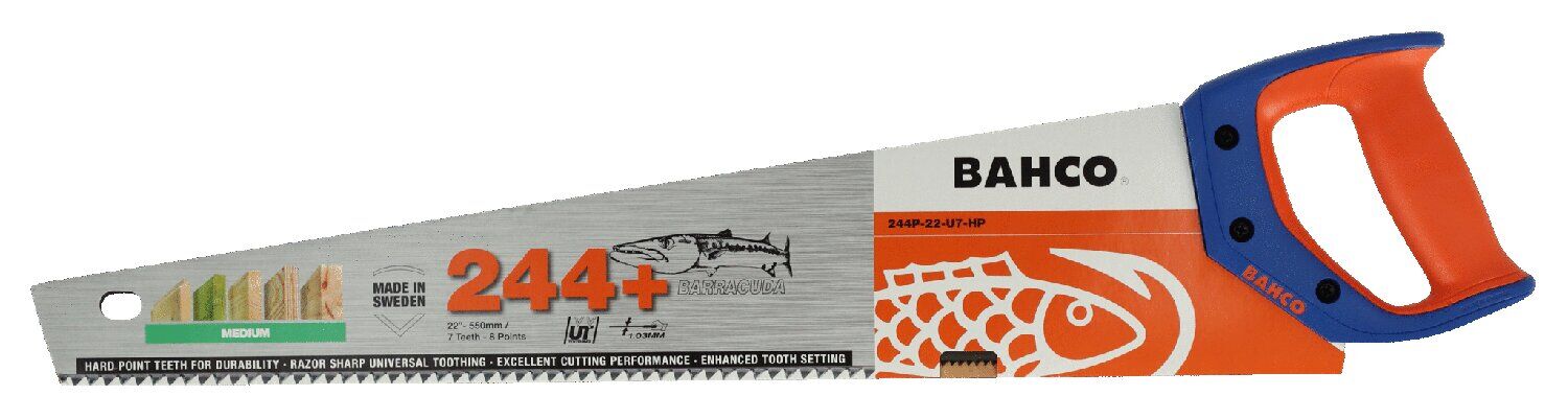 Bahco 244P-20-U7-HP 500mm (20") Handsaw With Dual-Component for Medium to Thick Wood3