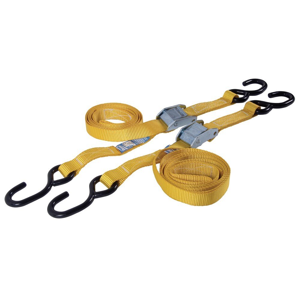 Beaver 25mm x 2m Motorbike Tie-Down Assembly 250kg LC (1 Pair) - AIMS Industrial Supplies