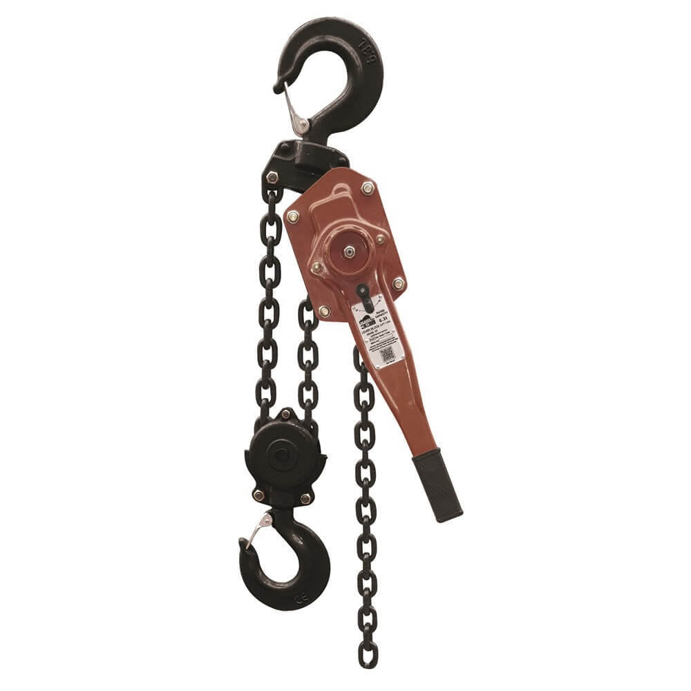 Beaver 3S G80 Industrial Manual Lever Block-1.5m x 6300kg (6.3T) MRC (Brown)