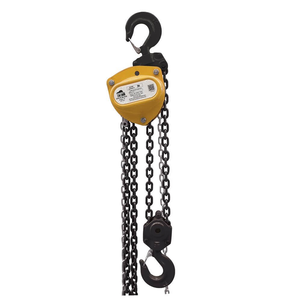 Beaver 3S Grade 80 Industrial Chain Block 3m Lift Height (500-5000 kg) - AIMS Industrial Supplies