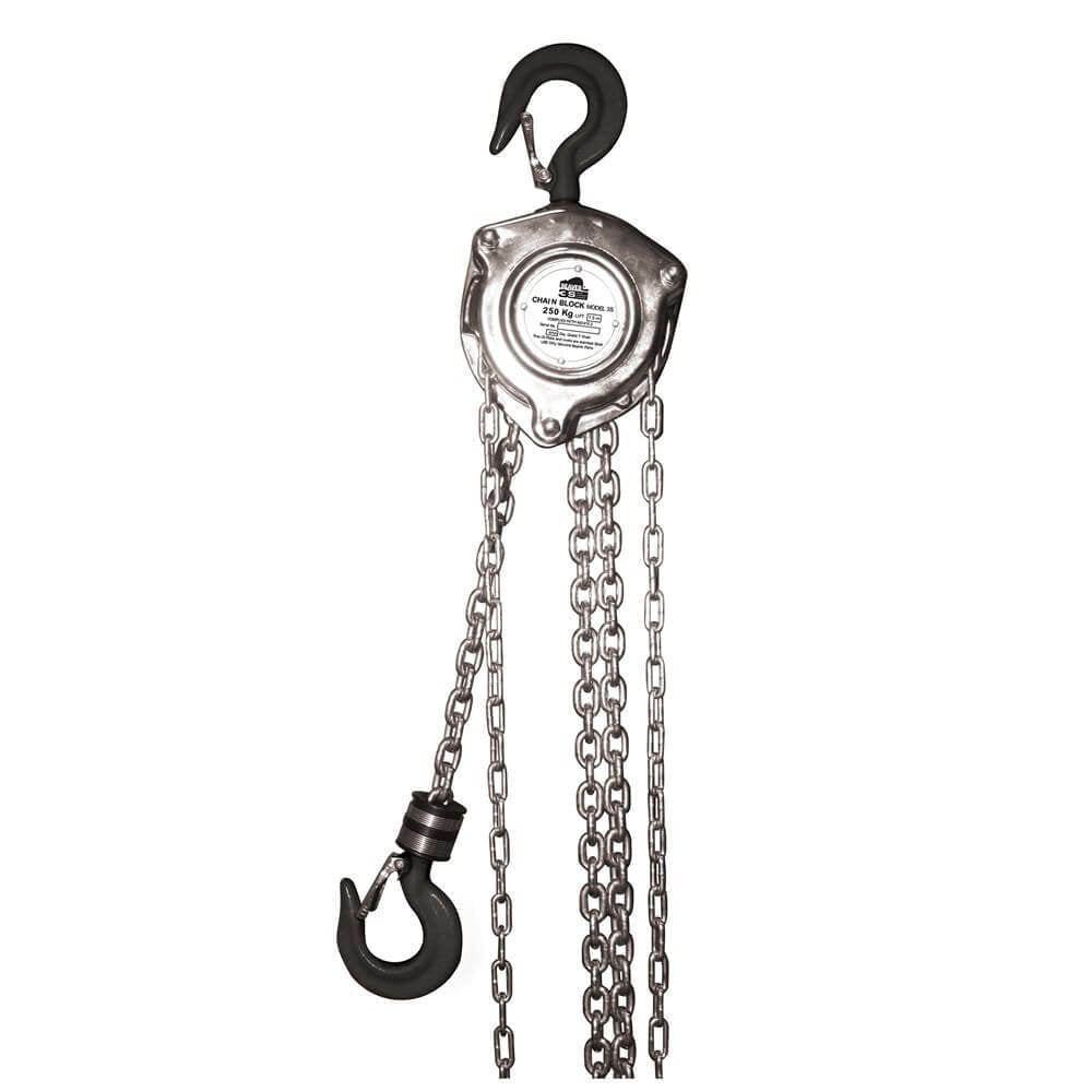 Beaver 3S Grade 80 Industrial Chain Block 3m Lift Height (500-5000 kg) - AIMS Industrial Supplies