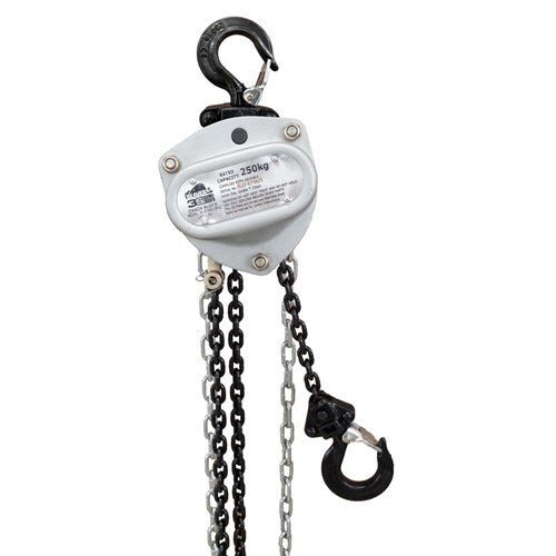 Beaver 3S Steel Pro Chain Block - 1.5m x 250kg (0.25Tonne) - AIMS Industrial Supplies