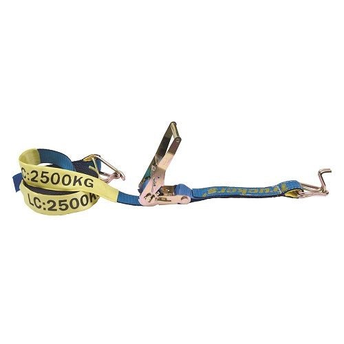 Beaver 50mm x 9m Hand Ratchet And Strap 2500Kg, W/ Hook & Keeper - AIMS Industrial Supplies