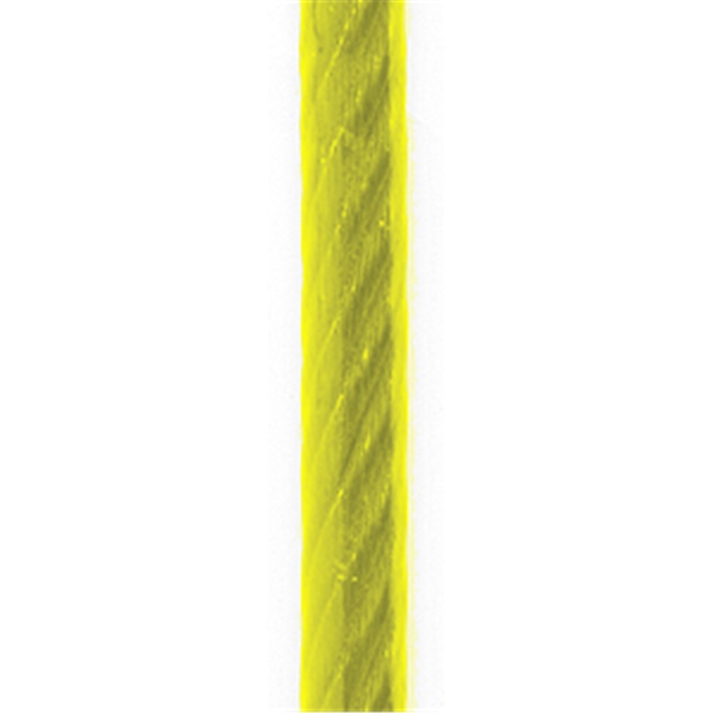 Beaver G1570 6 x 19 Fibre Core RHOL Wire Rope Galvanised PVC Yellow- 4mm1
