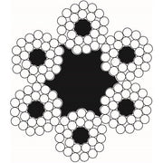 Beaver G1570 6 x 24 Fibre Core RHOL A2 Galvanised Wire Rope Dry Lube1