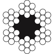 Beaver G1570 6 x 7 Fibre Core RHOL Wire Rope Galvanised Dry Lube-2mm x 100m Reel1