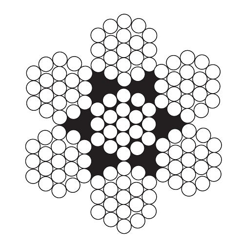 Beaver G1770 6 x 36 Galvanised Wire Rope - 16mm