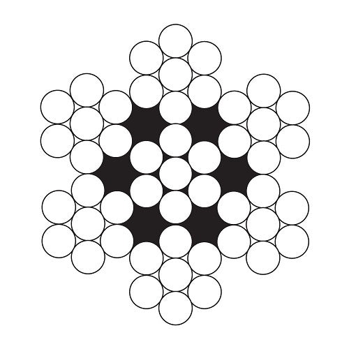 Beaver G2070 7 x 7 Galvanised Wire Rope - 6mm