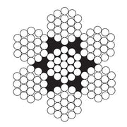 Beaver G2070 Galvanised Wire Rope 11mm Wire Diameter, 6 x 25mm Construction1