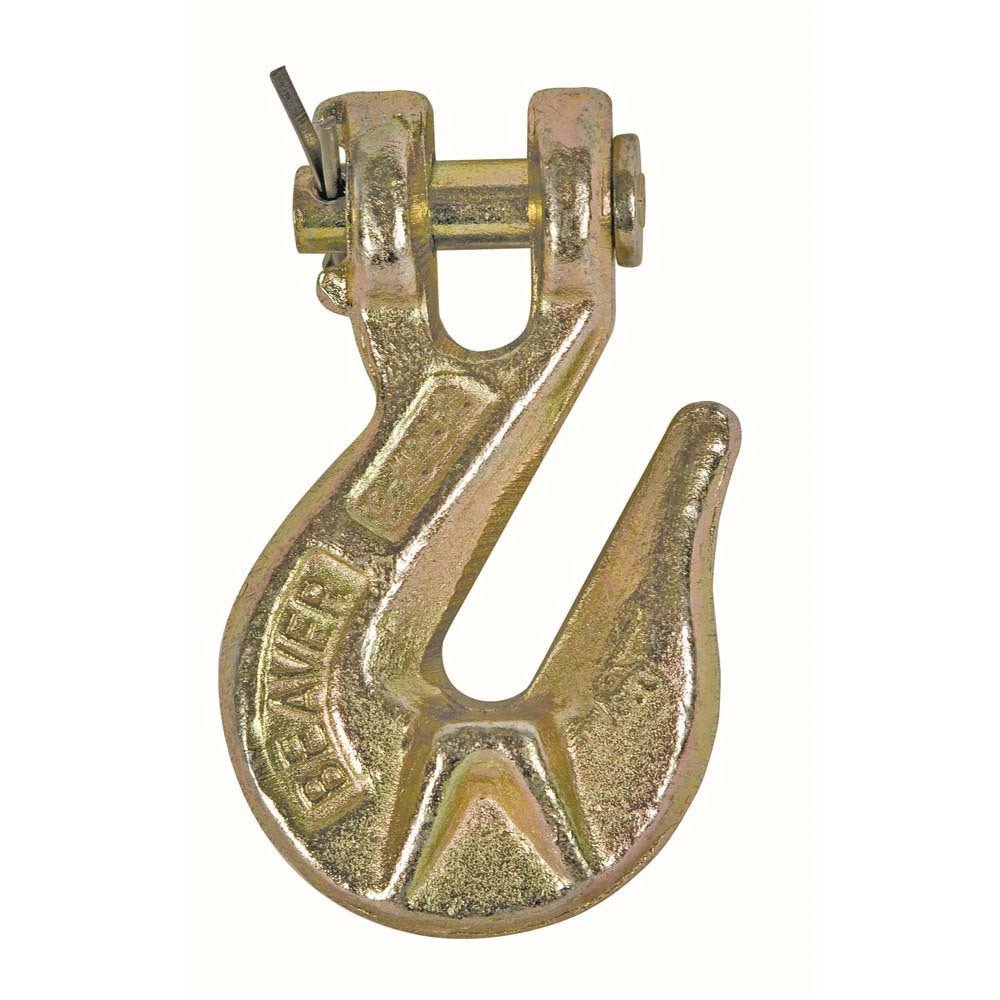 Beaver G70 Gold Clevis Grab Hook With Wings - AIMS Industrial Supplies
