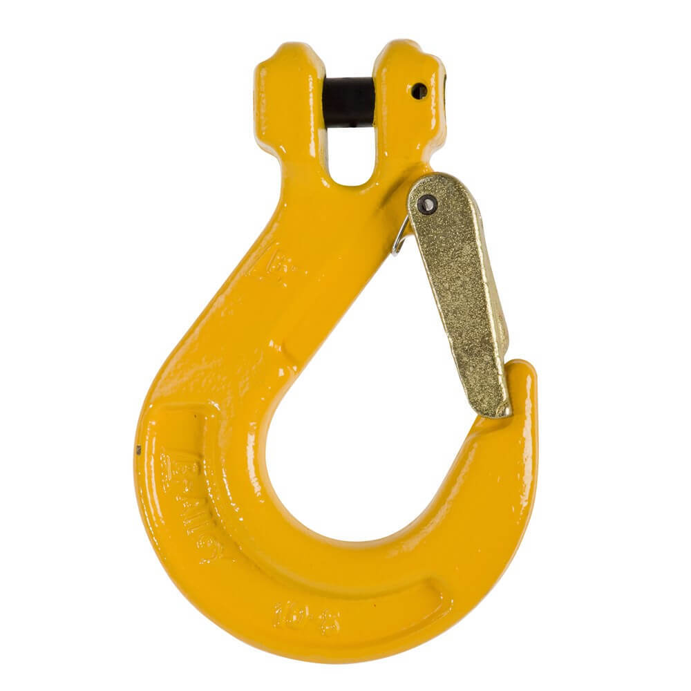 Beaver G80 Clevis Sling Hook w/Safety Latch-22mm x 15000kg 15Tonne WLL