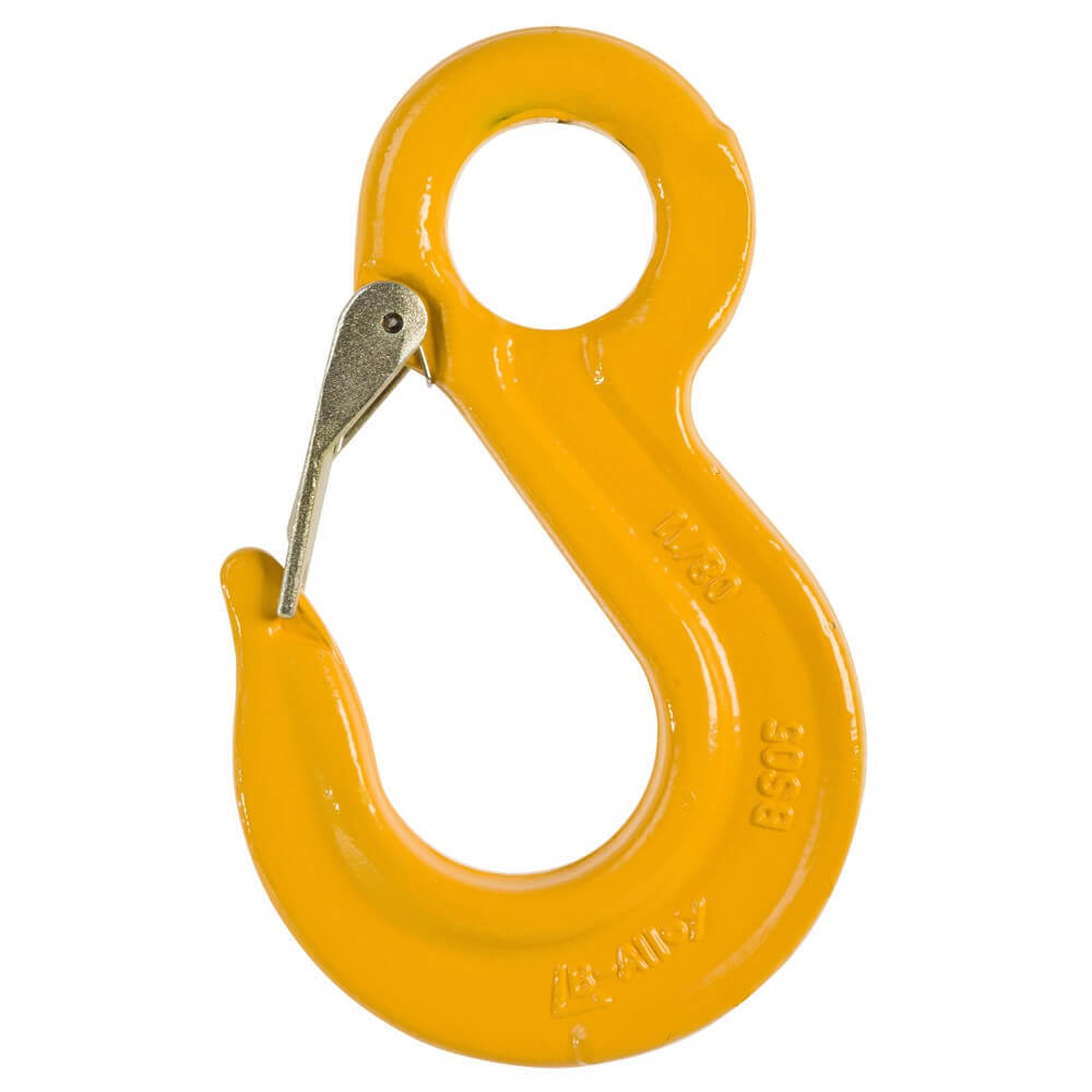 Beaver G80 Eye Sling Hook w/ Safety Latch-22mm x 15000kg 15Tonne WLL