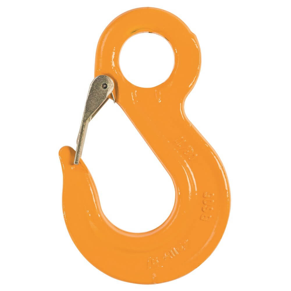 Beaver G80 Eye Sling Hook w/Safety Latch - 6mm x 1100kg 1.1Tonne WLL