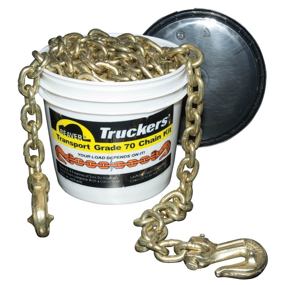 Beaver Grade 70 Transport Load Chain Kit With Grab Hooks - AIMS Industrial Supplies