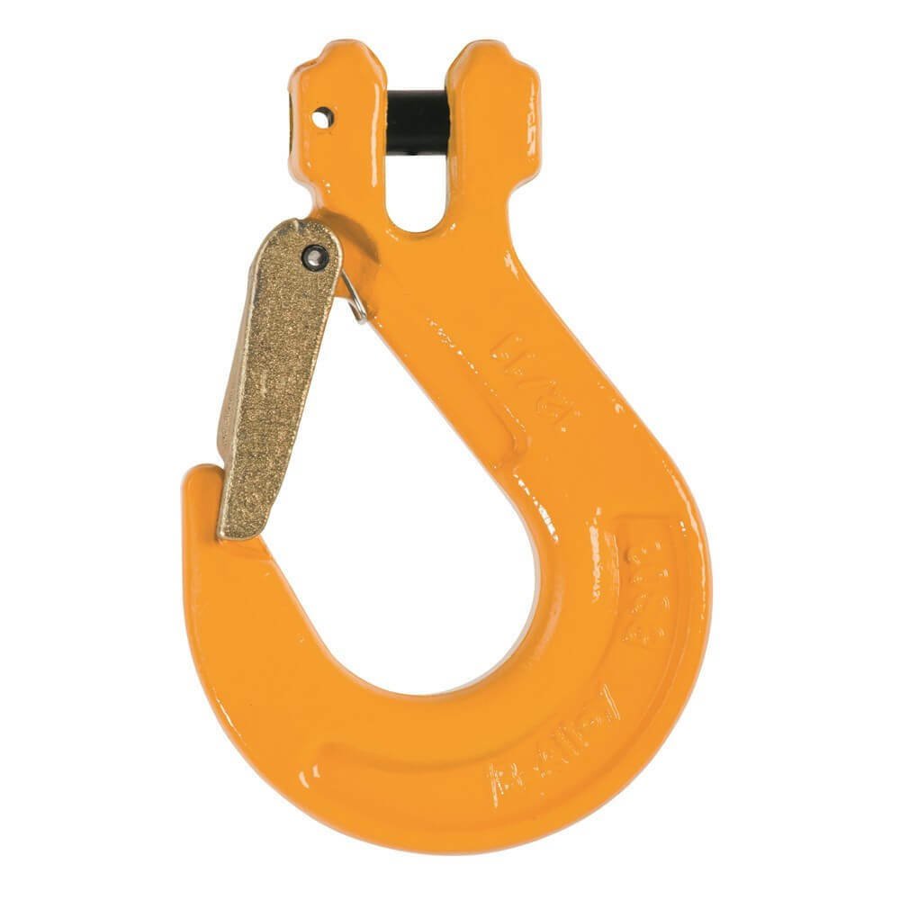 Beaver Grade 80 Clevis Sling Hook w/ Safety Latch (1 to 15 Tonne) - AIMS Industrial Supplies