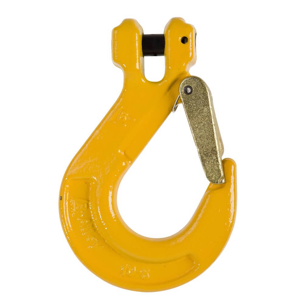 Beaver Grade 80 Clevis Sling Hook w/ Safety Latch (1 to 15 Tonne) - AIMS Industrial Supplies