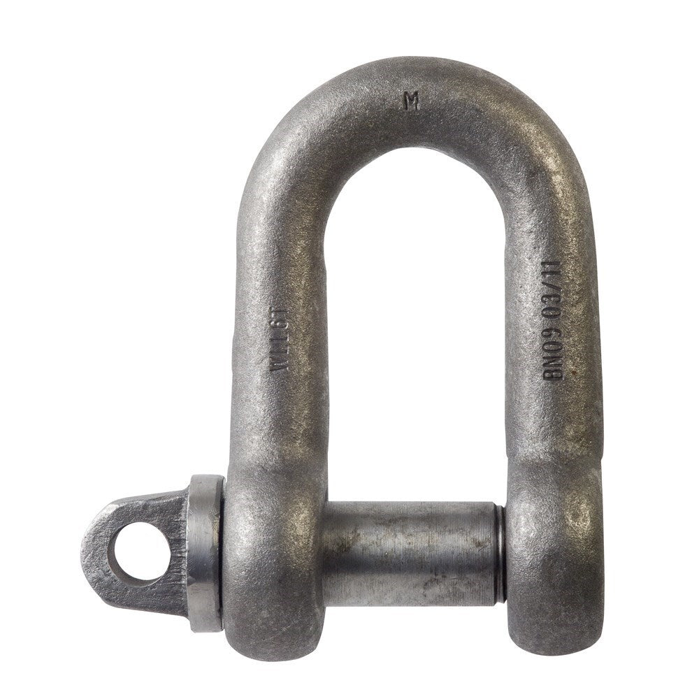 Beaver Grade M Screw Pin Dee Shackle - 10mm x 13mm x 0.5 Tonne WLL