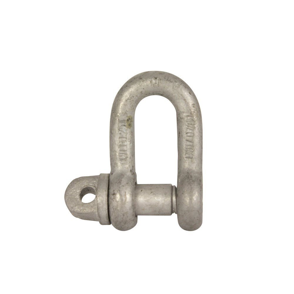 Beaver Grade M Screw Pin Dee Shackle - Galvanised - AIMS Industrial Supplies