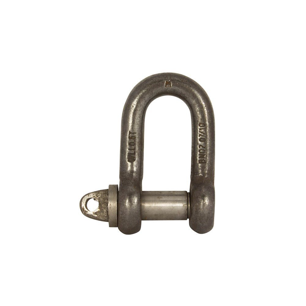 Beaver Grade M Screw Pin Dee Shackle - Self Colour - AIMS Industrial Supplies