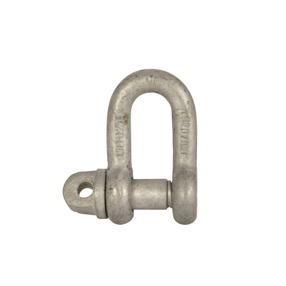 Beaver Grade M Screw Pin Galvanised Dee Shackle - AIMS Industrial Supplies