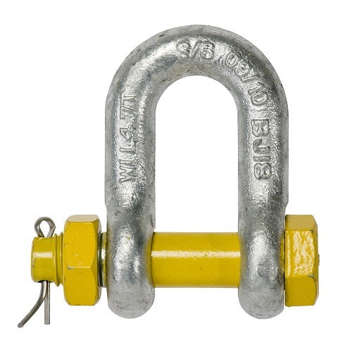 Beaver Grade S Safety Pin Dee Shackle-16mm  x  19mm  x  3200kg 3.2 TonneWLL