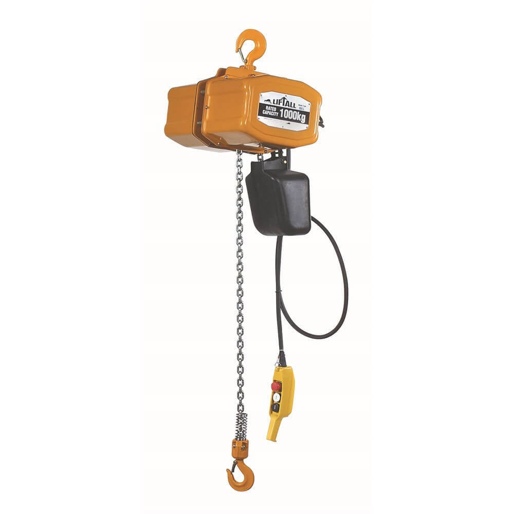 Beaver Lift-All Electric Hoist 240V Single Phase - 3m x 1000kg 1T MRC (Bare Unit)
