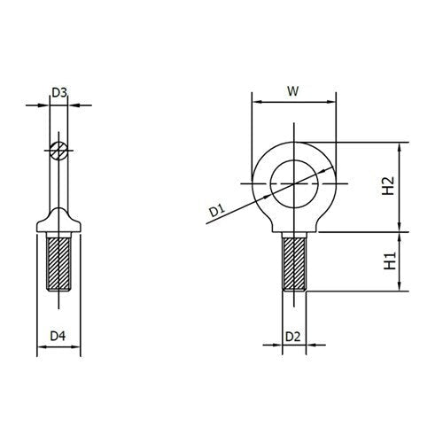 Beaver Lifting Metric Shoulder Eye Bolt - AIMS Industrial Supplies