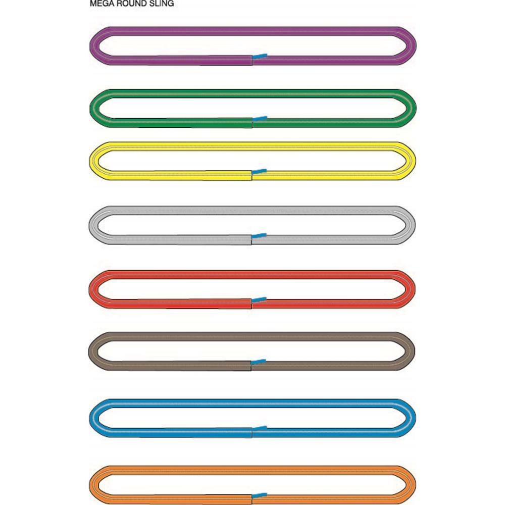 Beaver Mega Round Sling - 8m x 8000kg 8.0Tonne WLL (Vertical)